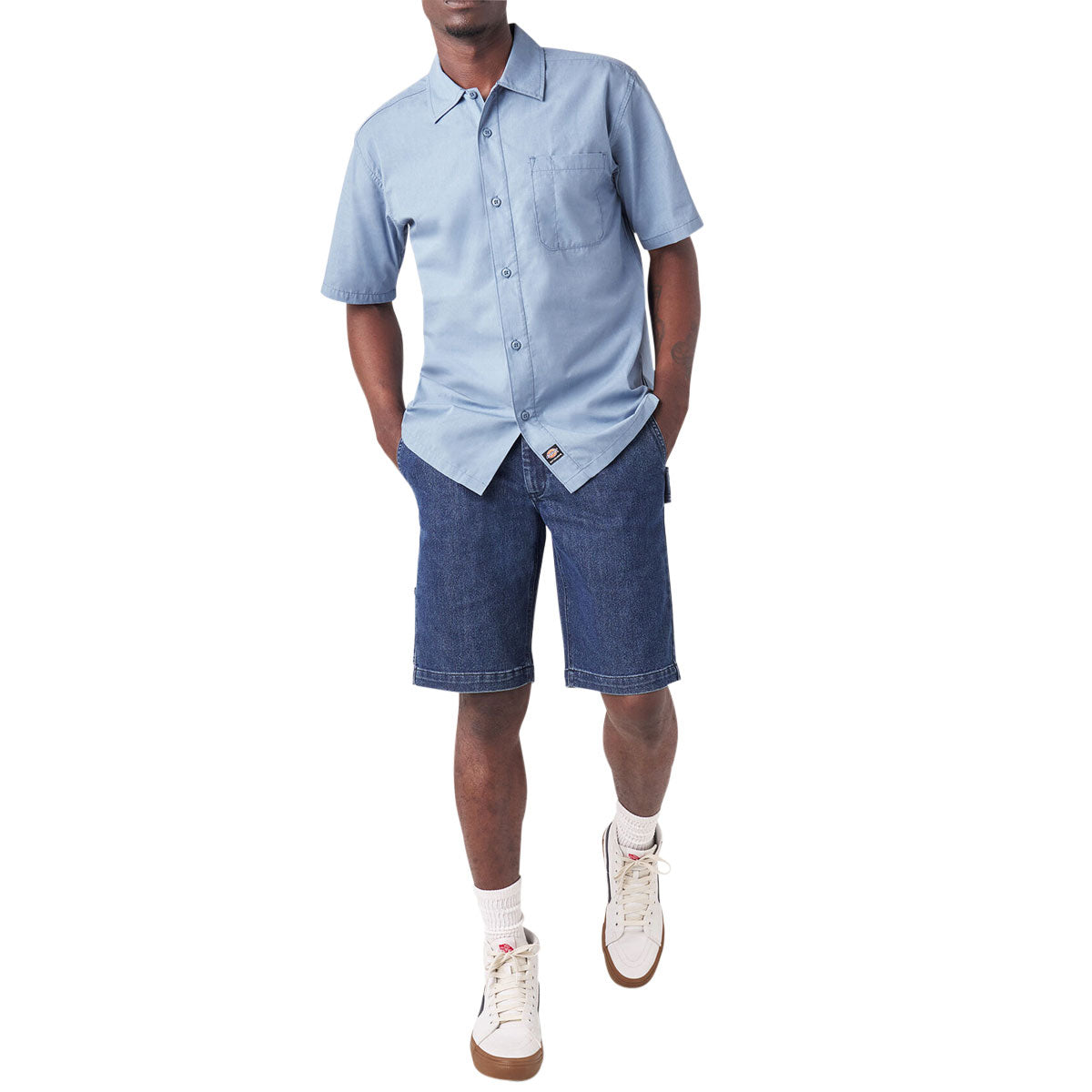 Dickies Waynesboro Shirt - Coronet Blue Chambray
