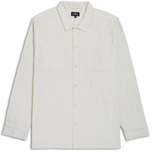 CCS Long Sleeve Corduroy Shirt - Off White